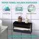thumbnail image 3 of Tissue Box Dispenser Wall Mounted Stainless Steel Paper Towel Dispenser Holder for Bathroom and Kitchen, 3 of 5