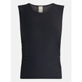 thumbnail image 6 of Avia Women's Ruched Mesh Tank Top, Sizes XS-XXXL, 6 of 6