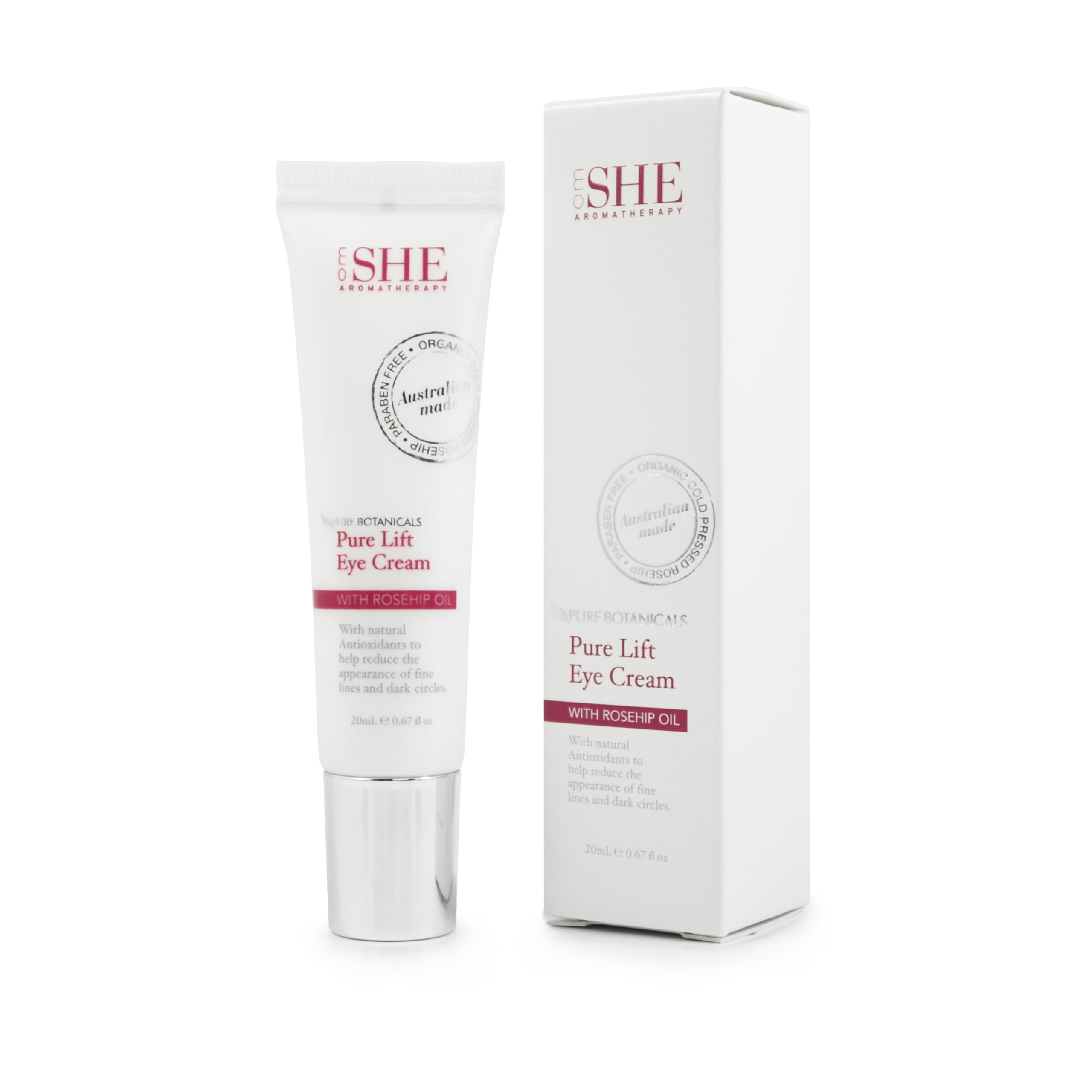Om She Aromatherapy Pure Lift Eye Cream With Rosehip Oil 0.67 Fl.oz