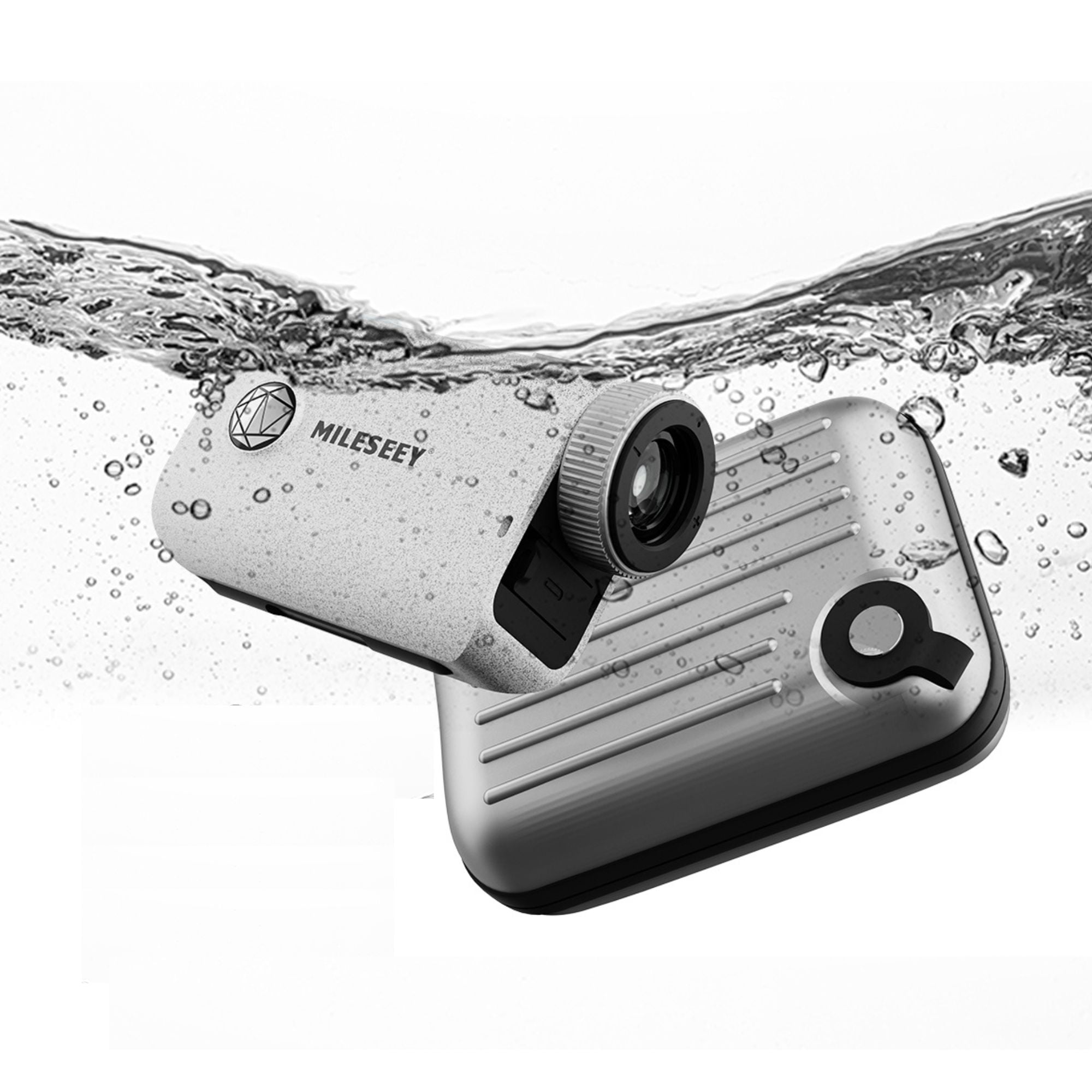 MiLESEEY PF1 Pocket Golf Range Finder | IP65 Waterproof, 1000 Yards Rechargeable Laser Range Finder Golfing, Fast Flag Pole Locking Vibration
