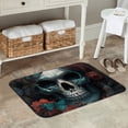 thumbnail image 5 of Kdxio Butterfly Flower Skull,16" x 24", Non-Slip Front Door Mats,Outdoor Welcome Mat Washable, 5 of 9
