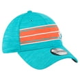 thumbnail image 3 of Men's New Era  Aqua Miami Dolphins Stripes 39THIRTY Flex Hat, 3 of 5