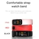 thumbnail image 5 of Matsuzay de fitness Deporte a prueba de agua Rastreador de ejercicios Presión arterial cardíaco Podómetro Reloj de banda inteligente para Relojes inteligentes Rojo, 5 of 8