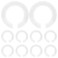 thumbnail image 1 of 10 piezas hebilla de pantalla para adaptador de bombilla E27 a E14 convertidor de casquillo de luz parte adaptador de casquillo de bombilla E27 a E14 adaptador de bombillas Clip en accesorios de panta, 1 of 5
