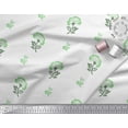 thumbnail image 2 of Soimoi Rayon Fabric Leaves & Floral Block Fabric Prints by Yard 42 Inch Wide, 2 of 3