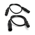 thumbnail image 1 of 5Pin A 3Pin + 5Pin 3Pin XLR Turnaround DMX Cable shamjiam Cable adaptador DMX, 1 of 8