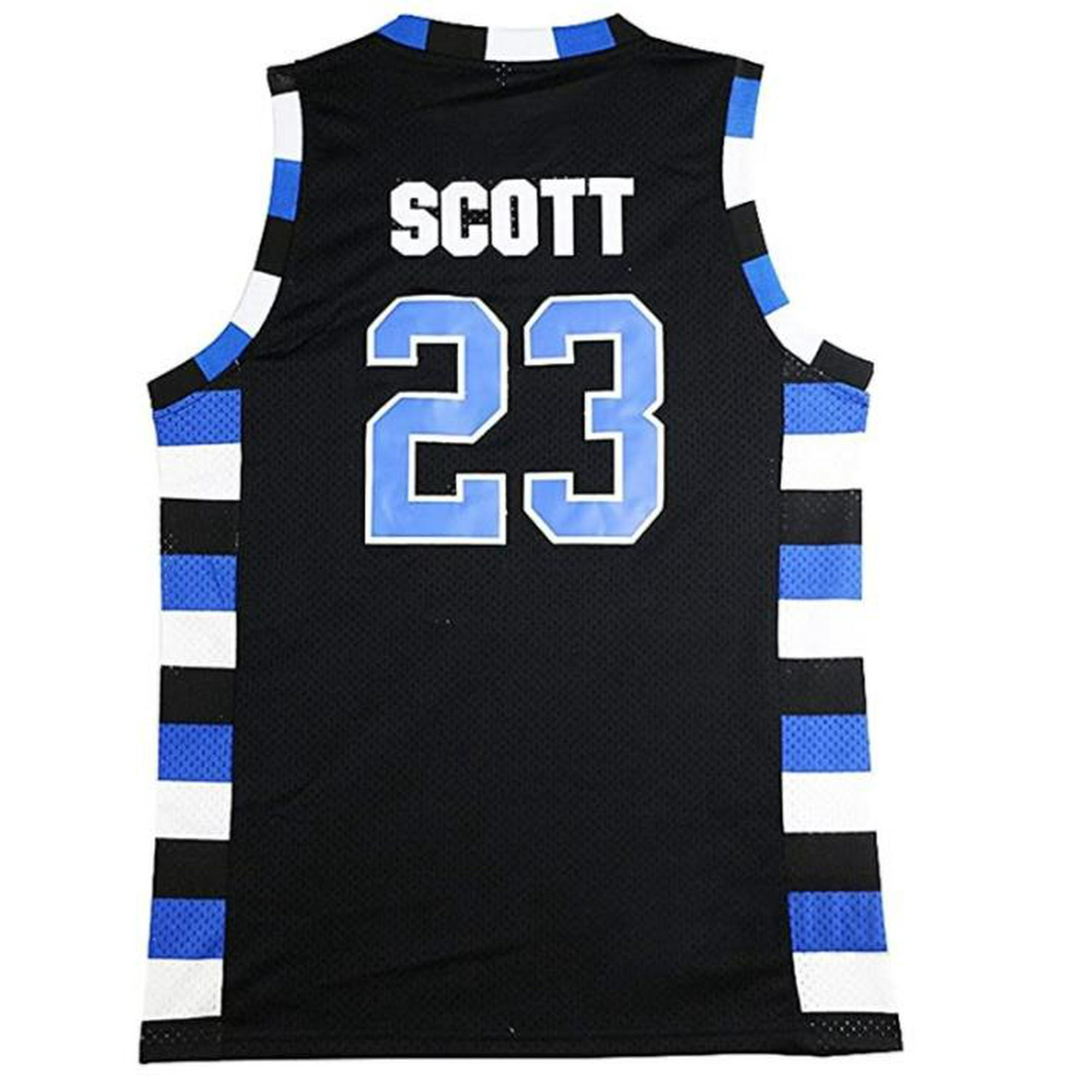 Mens Ravens Basketball Jersey Tree Hill 23 Nathan Scott Space Movie Jerseys Youth Sports T Shirt 90S Hip Hop Basketball Uniforms S 2XL White Black Walmart