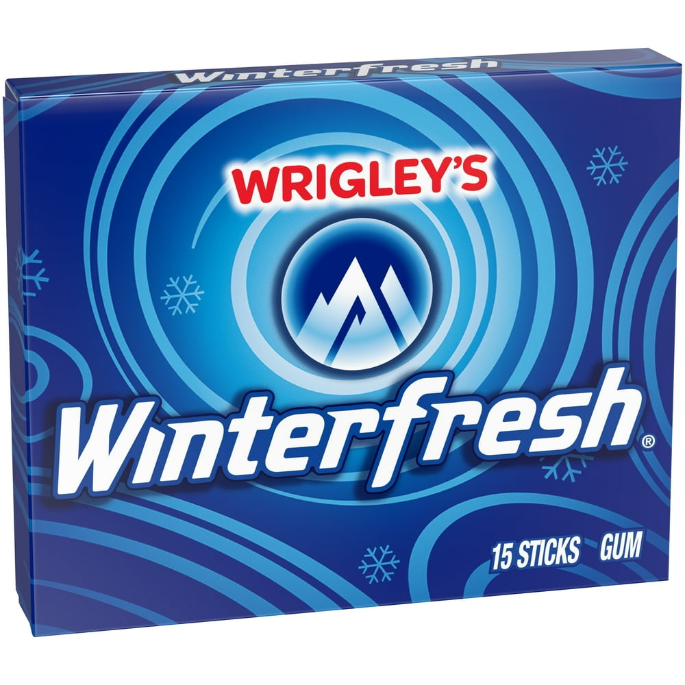 Wrigley's, Winterfresh, Chewing Gum, 15 Piece Single Pack