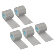 Uxcell 2.4"x36.1ft Pipe Wrapping Tape Non Stick PVC Duct Tape Pipes Insulation Air Conditioner Tube Wrap Gray 5 Pcs