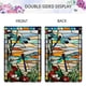 thumbnail image 5 of Dragonfly Garden Flag Glass Style Flowers Garden Flag, 5 of 5