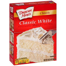Duncan Hines Classic White Cake Mix 15.25 Oz. (Pack of 3) by Duncan