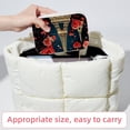 thumbnail image 6 of Valentine's Day Velvet Portable Jewelry Stand with Removable Compartment - Travel Organizer, Earring Holder, and Organizer Box - Gift, 6 of 7