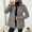 Gray, variant on Hrsba Womens Plus Size Pullover Tops , Fall Outfits for Women Ladies Tops Long Sleeve Collared Solid Color Coat Button Pocket Wool Button Sleeve Woolen Jacket Top