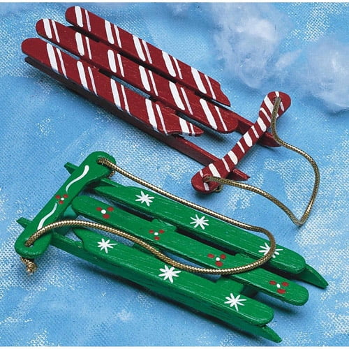 Christmas Sleds Craft Kit, Makes 100