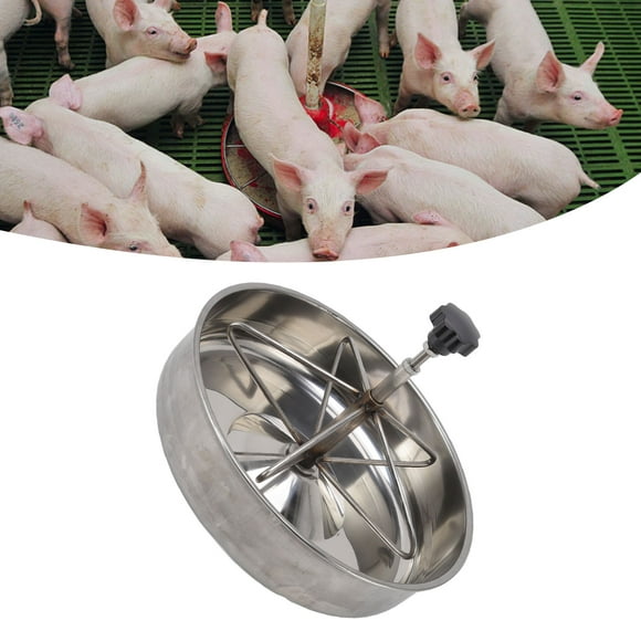 Pig Feeding Bowl, Stainless Steel Piglets Feeding Trough Livestock Fodder Four Slots Food Tray Piglet Food Bowl Pig Food Feeder For Piglet Cattle Farm Animal