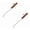 Silver 12 Inchx2, variant on AFACUHX Pigtail Food Flipper 2Pcs 12 Inch Meat Turner Hook Stainless Steel BBQ Food Flipper with Hooks Meat Turner with Wooden Handle Grill Accessories for BBQ Grilling Griddle Kitchen Cooking