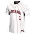 thumbnail image 2 of Unisex GameDay Greats #1 White South Carolina Gamecocks Lightweight Softball Jersey, 2 of 4