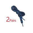 thumbnail image 3 of INSPIRE CHIC 2 Pairs Flat Shoe Laces Leopard Pattern Special Shoestrings for Sneakers Casual Shoes Blue, 3 of 6