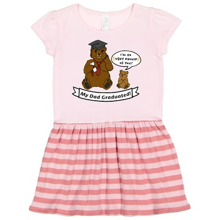 

Inktastic I m So Very Proud Of You-My Dad Graduated Bears Gift Toddler Girl Dress