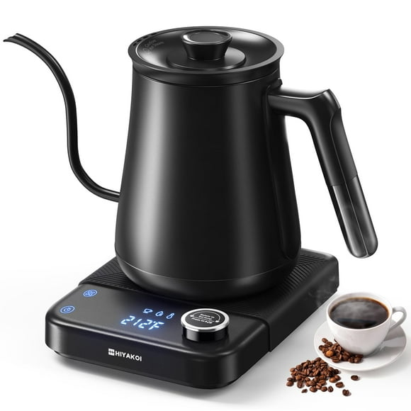 Hervidor eléctrico HIYAKOI Gooseneck con control de temperatura 0.8L
