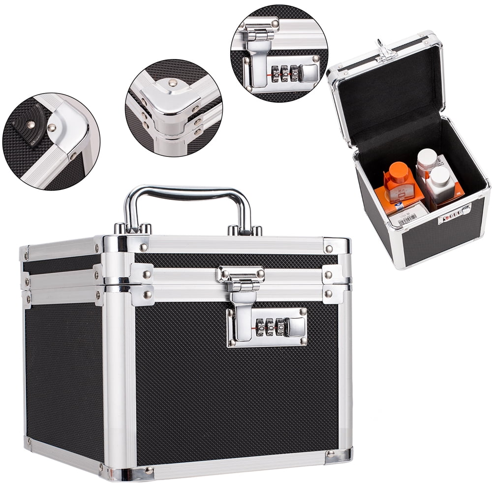 Storage Box for Home, Locking DVD and Video Game File Box for Office