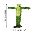 thumbnail image 3 of Desktop Ornament Sculpture Decoration With Interesting And Cute Craftsmanship Resin, Creative And Funny, Green Sculpture Suitable For Home Desk, Desktop Bathroom Decorati, 3 of 4