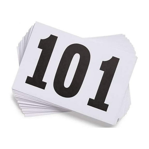 Gill Athletics - Competitors Numbers - Set of 100