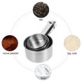 thumbnail image 3 of WASHWEPE Cucharas De Acero Inoxidable Para Medir Ingredientes Con Sin Huecos Y Almacenamiento Compacto, 3 of 7