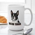 thumbnail image 6 of CafePress - Boston Terrier Full Color Large Mug - 15 oz Ceramic Large White Novelty Mug, 6 of 6