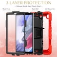 thumbnail image 5 of Shockproof Colorful Silica Gel + PC Protective Case with Holder & Shoulder Strap For Samsung A7 /, 5 of 8