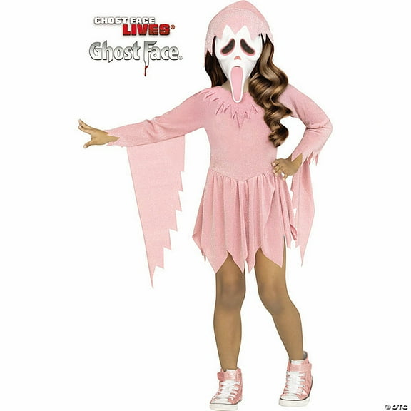 Toddler Ghost Face® Pastel Pink Dress Costume - Small 2T