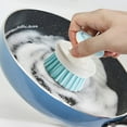 thumbnail image 5 of Dish Brush with Handle, Plastic Scrubber Brush,Ergonomic Grip Round Brush, Kitchen Scrub Brushes for Cleaning, Dish Scrub Brush for Washing Kitchen Utensils Sink, Pots, Pans, 2.56X2.76inch, 5 of 7