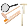 thumbnail image 4 of Miangastore 1 Set Kids Science Kit Hammer Chisel Brush Set Dinosaur Digging Tool Archaeological Excavation Tools for DIY Digging and Learning, 4 of 8