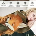 thumbnail image 3 of COMIO Fox Blanket Gifts for Women, Fox Lovers Gifts, Just A Girl Who Loves Foxes Blankets, Cute Foxes Theme Christmas Birthday Gifts for Girls Kids, Soft Throw Comfy Fox Sheet, 3 of 6