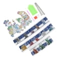 thumbnail image 4 of Letrero para puerta, producción artesanal, patrón de muñeco de nieve, obra de arte exquisita, letrero para puerta delantera fácil de colgar, 4 of 5