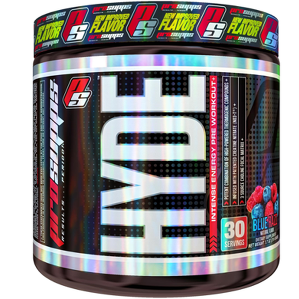 ProSupps Hyde V3 Pre Workout Powder, Blue Razz, 30 Servings Walmart
