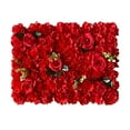 thumbnail image 2 of Panel de pared de flores Yuyangstore Decoración de pared Artesanía floral 40 cm x 60 cm Rojo, 2 of 8