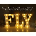 thumbnail image 5 of Led Letters Lights 26 Alphabet and 10 Number Decorative Lighted Letters,Battery Powered Led Marquee Light Up Letters for Wedding Birthday Party Home Decor(Letter F), 5 of 7
