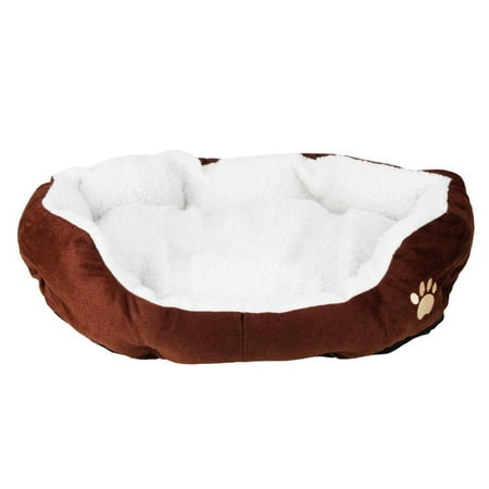 Ktaxon Pet Dog Puppy Cat Soft Fleece Cozy Warm Nest Bed House Cotton Mat Size S (Best Dog Beds For Puppies)