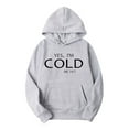 thumbnail image 1 of Dolkfu Sudadera con capucha para hombres, sudadera holgada con capucha y bolsillo, ropa de calle para hombres con estampado de letras XXL, 1 of 5