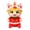 Yellow, variant on YIFAEUX Year of The Horse Plush Toy Lion Dance Mascot for 2026 Chinese New Year Gift Soft Stuffed Animal for Celebration And Decoration