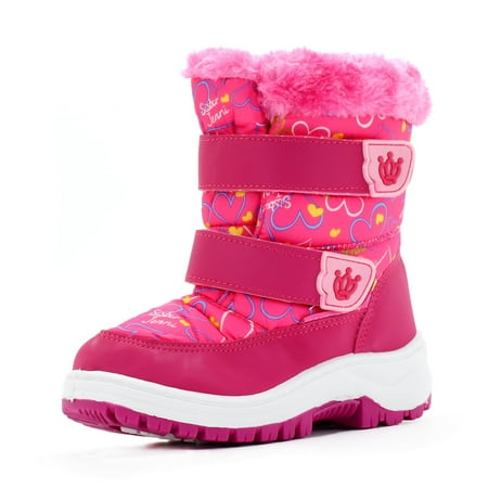 

Nova Utopia Boys Girls Snow Boots NFWB119 Fuchsia 9