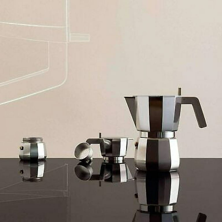 Moka, Espresso coffee maker. 6 cups.,grey