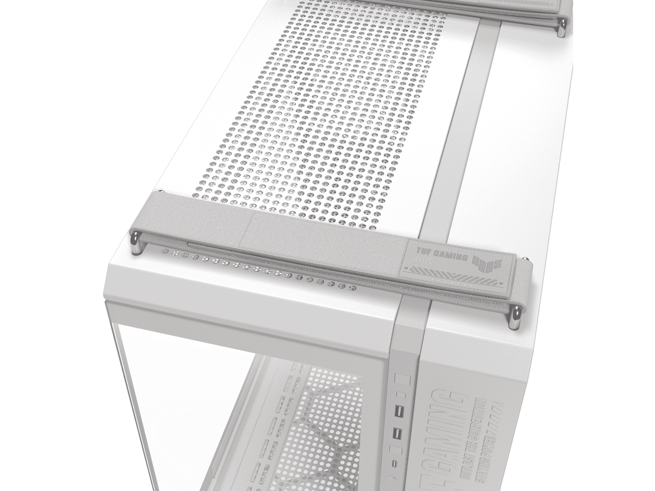 ASUS TUF Gaming GT502 Horizon White Steel / Plastic / Tempered Glass ATX Mid Tower Case