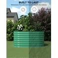 thumbnail image 5 of AOILE 2Pcs Raised Garden Bed, Galvanized Planter Boxes for Outdoor Gardening, Vegetables, Flowers, 5 of 6