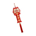 thumbnail image 2 of S SERENABLE Chinese New Year Hanging Decoration 2024 Dragon Lion Door Sign Blessing Chinese Characters for Wall,Home Decor,Christmas Tree C, 2 of 8