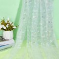 thumbnail image 4 of 2 Yards White Butterfly Embroidery Tulle Lace Fabric 63 Inch Butterfly Printed Mesh Fabrics Shiny Glitter Tulle Fabric for Tutu Skirt Dress Gown Veil Curtain Gift WrappingWhite, 4 of 9