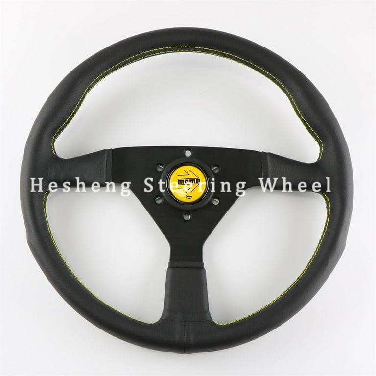 MOMO 14'' Steering Wheel 350MM Artificial Leather Sports Car