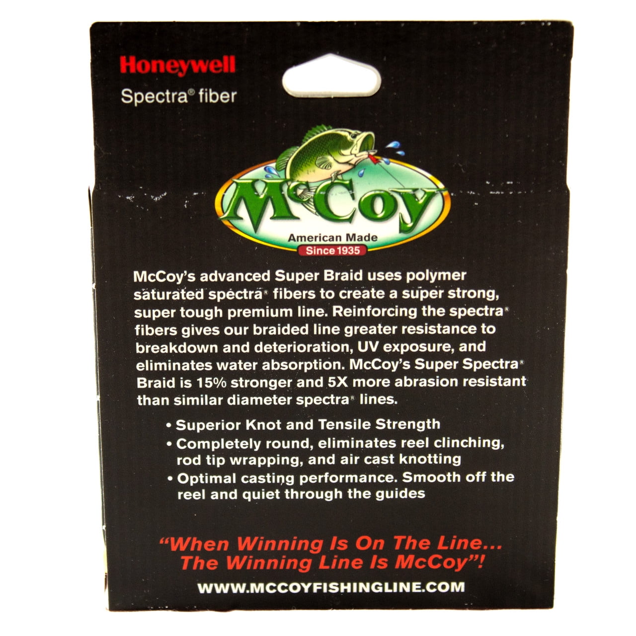 McCoy Super Spectra Braid Hi-Viz Yellow Premium Tight Weave