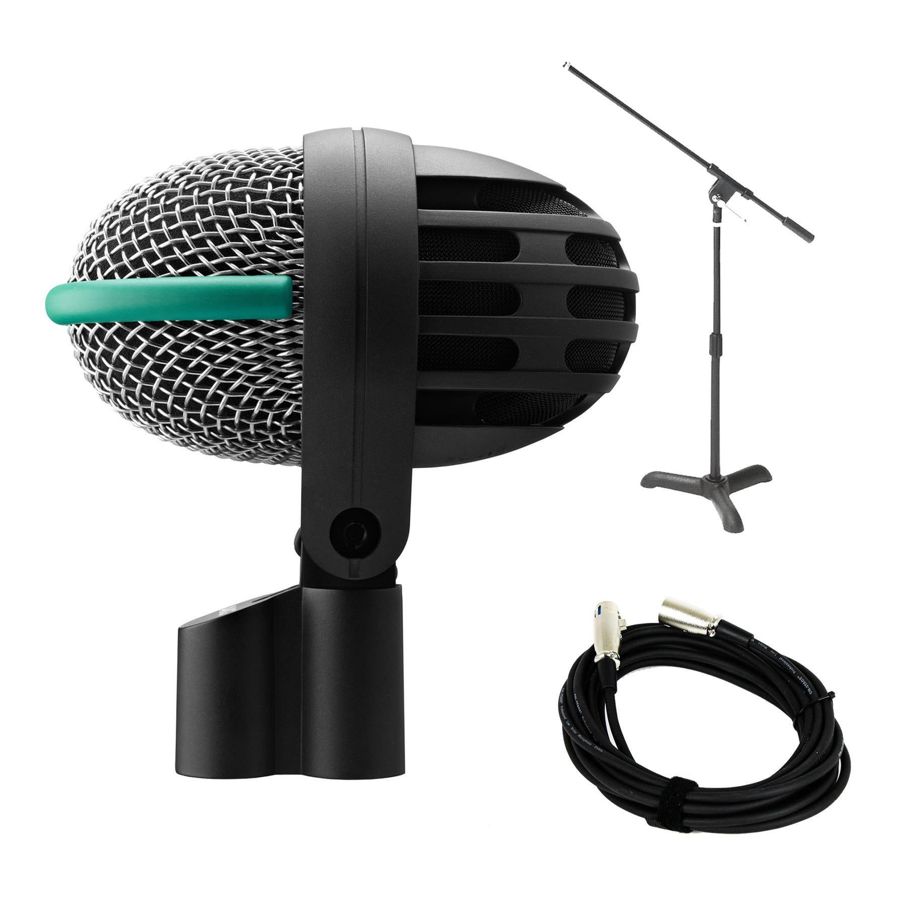 Luidruchtig gemakkelijk wijsheid AKG D112 MK2 Kick Microphone w/ 20-foot XLR Cable & Short Stand Bundle -  Walmart.com